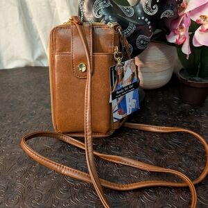 Mundi Tan Crossbody Bag